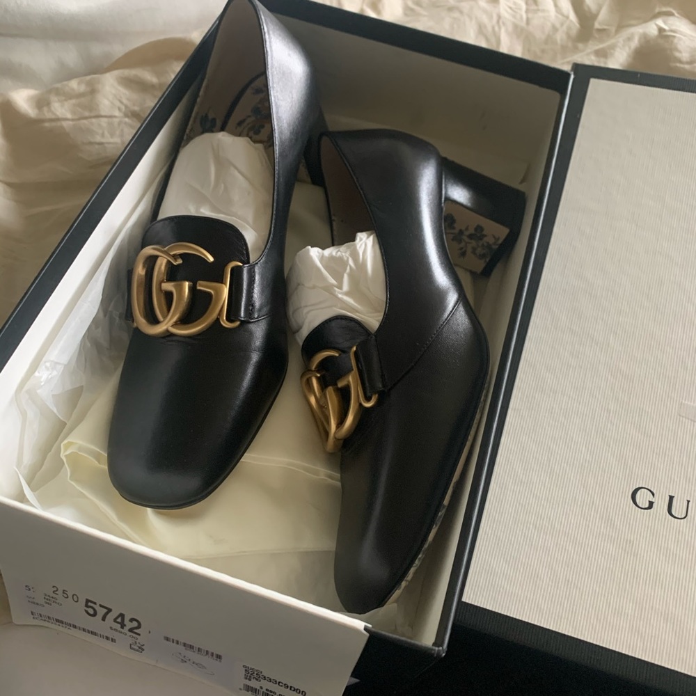 Gucci marmont heels | 39